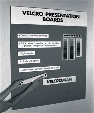 Presentation Display Boards With Velcro Fabric By North Sculpture